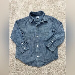 Janie and Jack Toddler 3T Boys Dress Up Button Down Long Sleeve Shirt
